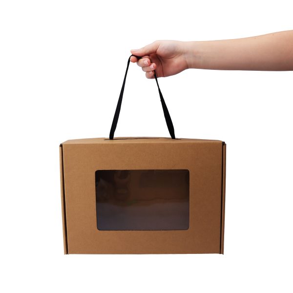 Brown Window String Carry Box